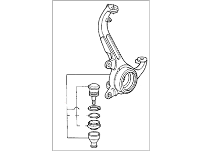 Acura 51215-SD4-050 Left Front Knuckle