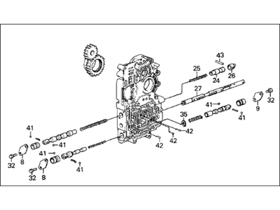 1986 Acura Legend Valve Body - 27105-PG4-613