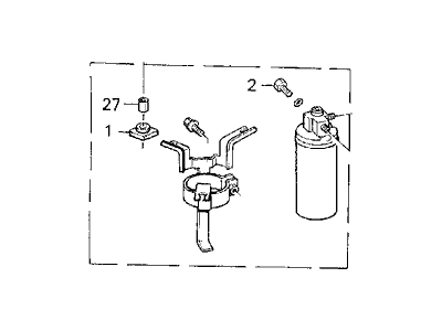 Acura A/C Accumulator - 80350-SD4-N00