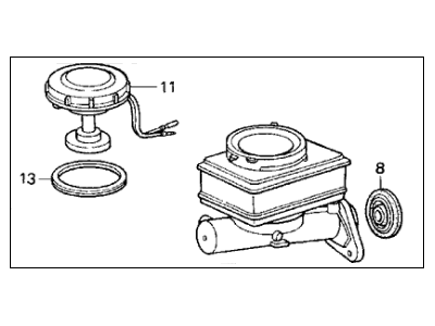 Acura 46100-SD4-A34 Master Cylinder Assembly