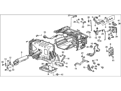 Acura 79100-SD4-A01 Heater Unit Assembly