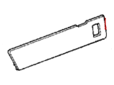 Acura 83764-SD4-941ZC Driver Side Pad B (Gray)