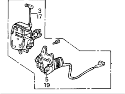 1990 Acura Legend Door Latch Assembly - 72650-SD4-A02