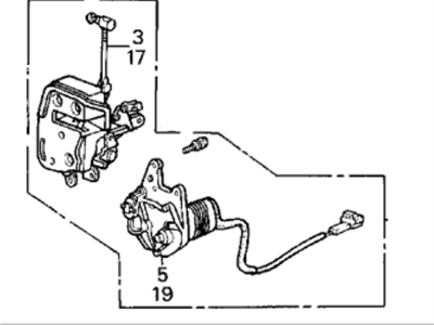 1986 Acura Legend Door Lock Actuator - 72650-SD4-003