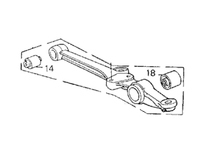 Acura 51350-SK2-010 Right Front Arm (Lower)