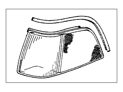 1986 Acura Legend Side Marker Light - 34301-SD4-A01