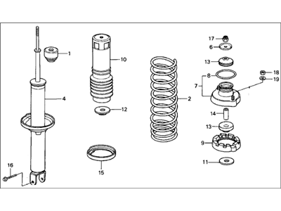 1990 Acura Legend Shock Absorber - 52610-SD4-Z04