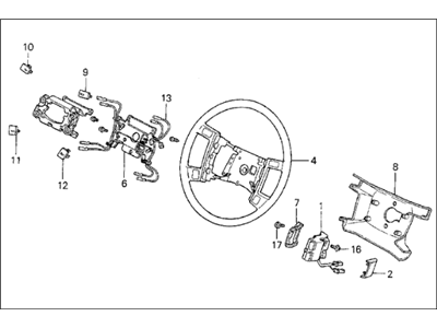 Acura Legend Steering Wheel - 78510-SG0-C02ZB