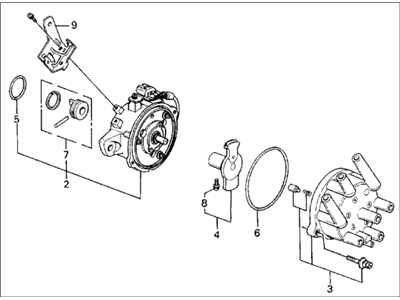 Acura 30100-PL2-006 Distributor Assembly (Td-01T) (Tec)