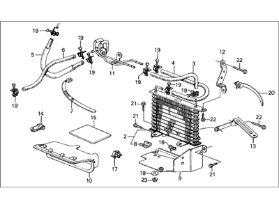 Acura Legend Oil Cooler - 25500-PG4-612