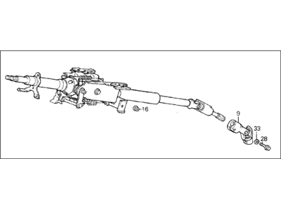 Acura 53200-SD4-A95 Column Assembly, Steering