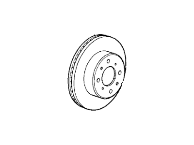 1987 Acura Legend Brake Disc - 45251-SD4-000