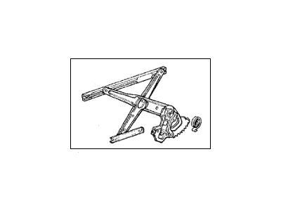 Acura Legend Window Regulator - 72711-SD4-004