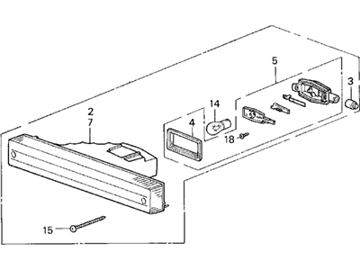 Acura 34301-SD4-A04 Lens, Passenger Side