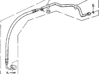 1990 Acura Legend A/C Hose - 80310-SD4-A01