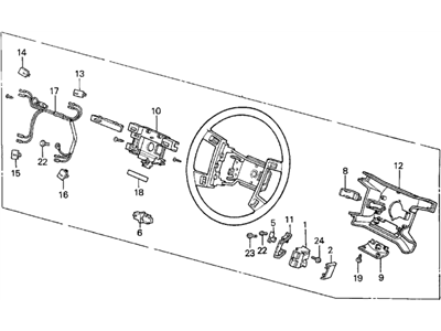 Acura Legend Steering Wheel - 78510-SD4-A91ZA
