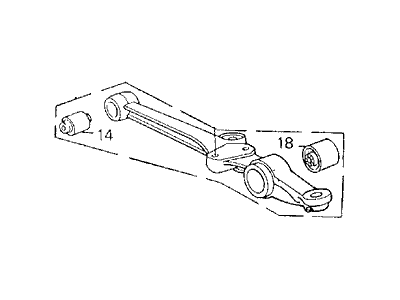 1990 Acura Legend Control Arm - 51360-SK2-010