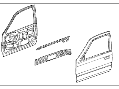 Acura 67420-SD4-003ZZ Hinge, Right Front Door (Lower)