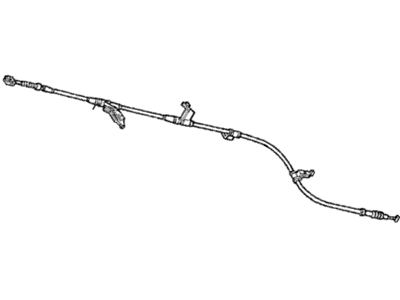 1988 Acura Legend Parking Brake Cable - 47521-SD4-083