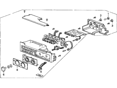 1986 Acura Legend A/C Switch - 79600-SD4-A01