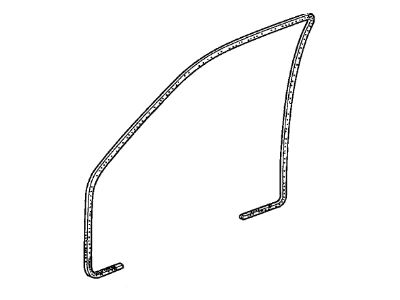 Acura Legend Weather Strip - 72355-SD4-003ZD