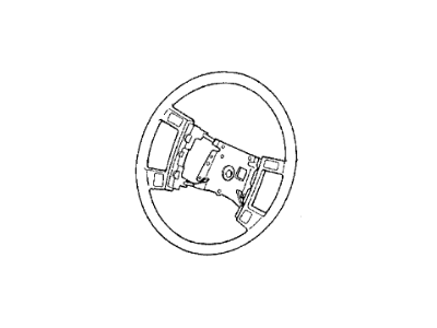 Acura 78512-SG0-A01ZD Steering Wheel (Palmy Sand)