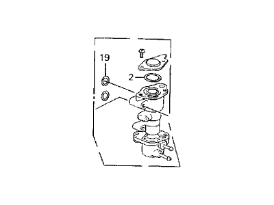 Acura Legend Idle Control Valve - 16500-PH7-901