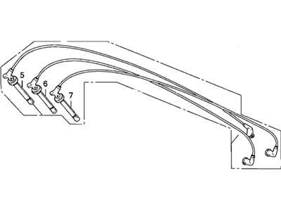 1987 Acura Legend Spark Plug Wire - 32722-PH7-405