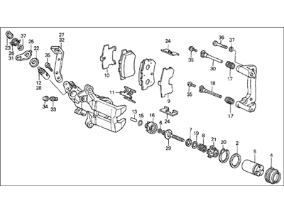 Acura Legend Brake Caliper - 43210-SG0-023