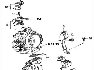 Acura 06160-PND-A10 Throttle Body Kit