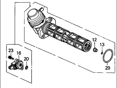 Acura 17120-PPA-A01 Rotary Valve Assembly