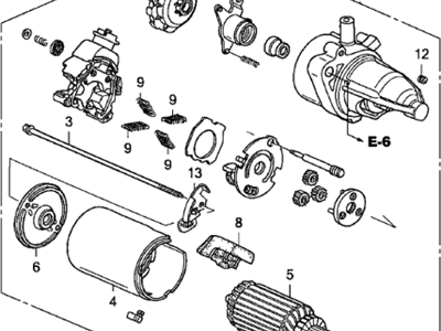 Acura Starter Drive Gear - 31220-PSA-J52