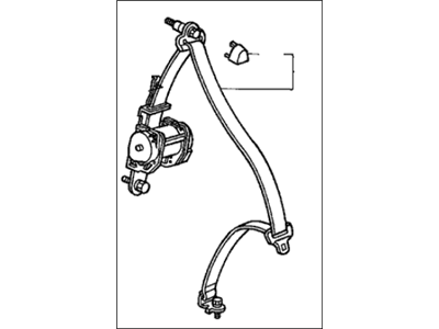 Acura RSX Seat Belt - 04824-S6M-A01ZB