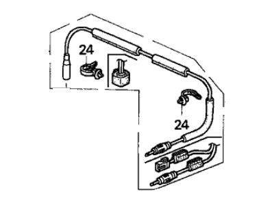 2003 Acura RSX Antenna Cable - 39156-S6M-A01