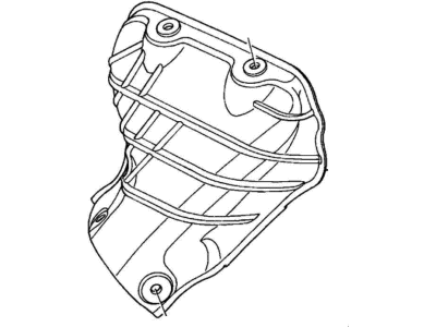 2005 Acura RSX Exhaust Heat Shield - 18120-PRB-A21