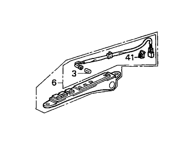 1997 Acura NSX Shift Indicator - 54210-SL0-A82