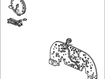 Acura 78130-SL0-A22 Tachometer & Odometer Print Panel