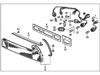 1999 Acura NSX Brake Light - 33500-SL0-A02