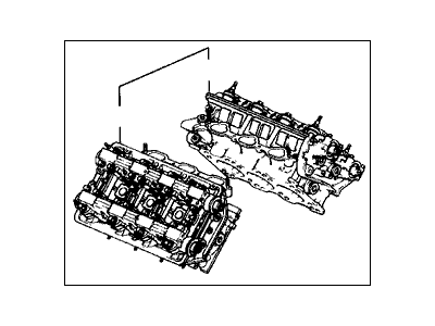 Acura 10003-PR7-A10 Engine Sub-Assembly, Cylinder Head