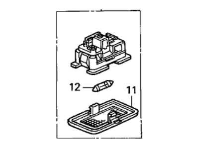 1992 Acura Legend Interior Light Bulb - 34260-SM4-003