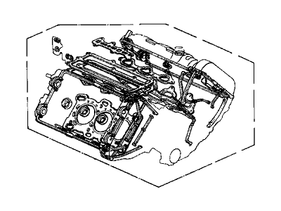 Acura 10005-PR7-A00 Engine Sub-Assembly, Rear Cylinderhead