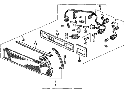 Acura NSX Brake Light - 33550-SL0-A01