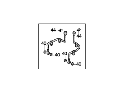 Acura 01464-SL0-000 Hose Set, Front Brake