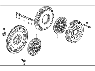 Acura 22000-PR7-305 Clutch Set