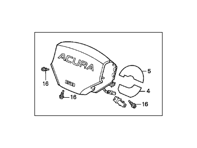 Acura NSX Air Bag - 06770-SL0-A90ZC