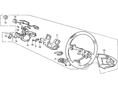 Acura NSX Steering Wheel - 78510-SL0-A81ZA