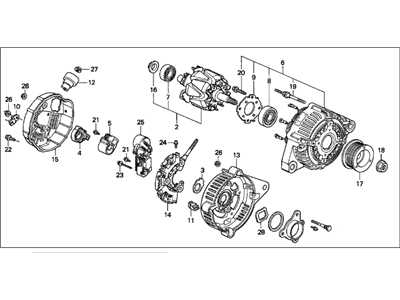 Acura NSX Alternator - 31100-PR7-A01