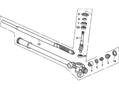 Acura 53427-SL0-A01 Steering Rack (Left)