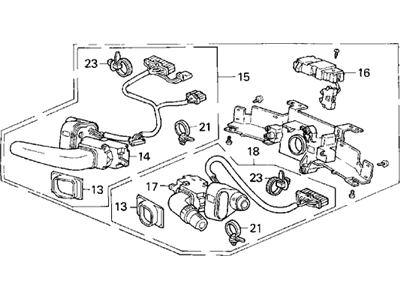 1992 Acura NSX Turn Signal Switch - 35250-SL0-A01