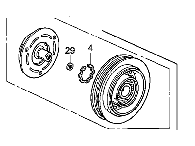 Acura NSX A/C Clutch - 38810-PR7-013